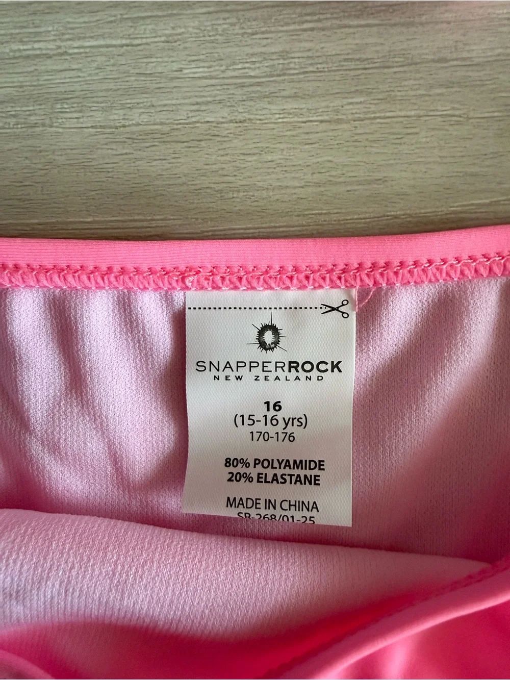 Snapper Rock Shirred Triangle Bikini Pink Size 16 NWT IN PACKAGE